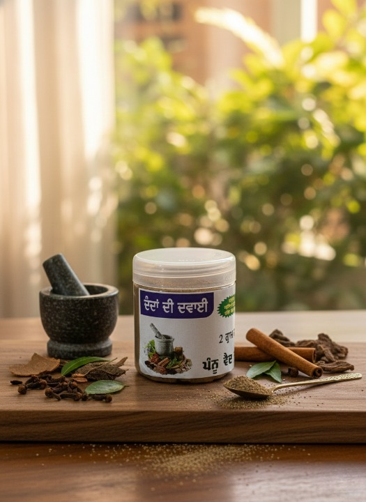 Herbal Dental Medicine (ਦੰਦਾਂ ਦੀ ਦਵਾਈ) 80g